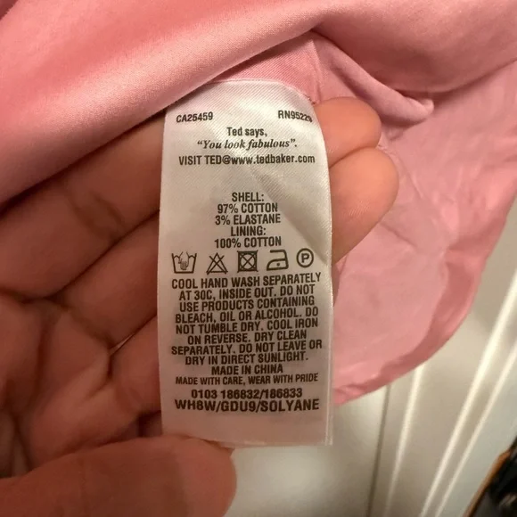 Ted Baker Soft Pink Dress - Picture 7 of 7